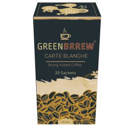 Greenbrrew: Instant Green Coffee - Strong - 20 Sachets