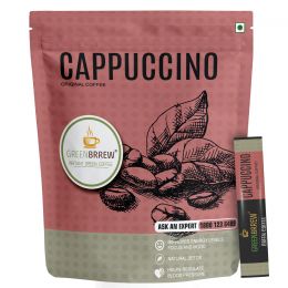 Greenbrrew: Instant Green Coffee - Cappuccino - 20 Sachets