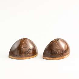 Thenga: Salt and Pepper Shakers Set