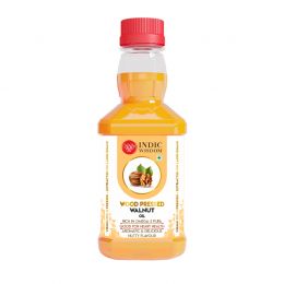 Indic Wisdom: Wood Pressed Walnut Oil 100 ml (Cold Pressed Walnut Oil - Extracted on Wooden Churner)