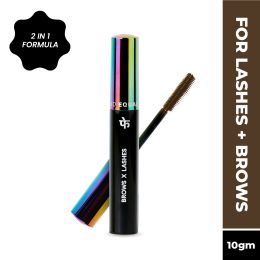 FAE Beauty: Brash Dual Mascara and Brow Gel - Dark Brown - 10gm