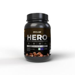 ZEELAB: Hero 100% Whey Protein Isolate - Cafe Mocha - 1kg