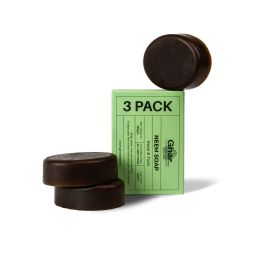Ghar Soaps: Antibacterial Neem Bathing Soap - Pack of 3 (100gm each)