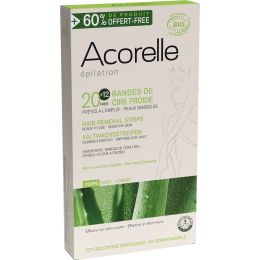 Acorelle: Hair Removal Strips - Body - 24 Strips