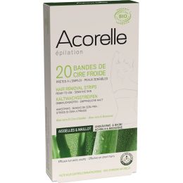 Acorelle: Hair Removal Strips - Underarms & Bikini - 24 Strips