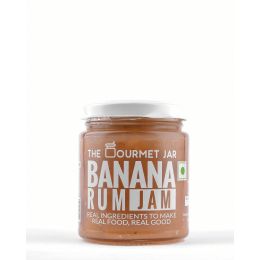 The Gourmet Jar: Banana Rum Jam - 230gm