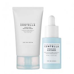 SKIN1004: Madagascar Centella Hyalu-Cica Moisture Cream - 75ml & Blue Serum - 30ml