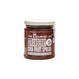 The Gourmet Jar: Strawberry Chia Fruit Spread - 200gm