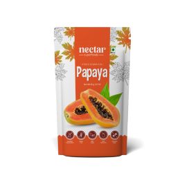 Nectar Superfoods: Freeze Dried Papaya Cubes - 20gm