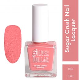 Silver Dollar: Candy-Sugar Crush Nail Lacquer Free - Light Pink - 8ml