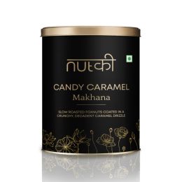 Nutki: Candy Caramel Makhana - Tin - 70gm
