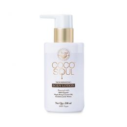 Coco Soul: Body Lotion , With Coconut & Ayurveda , Paraben & Mineral Oil Free - 200ml
