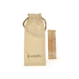 Sarveda: NeemWood Comb - Pocket Size
