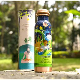 Sarveda: Copper Water Bottle | Tattvamasi - 1 Litre