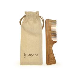 Sarveda: NeemWood Comb - Handle