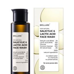 Brillare: Salicylic & Lactic Acid Face Wash - 100ml