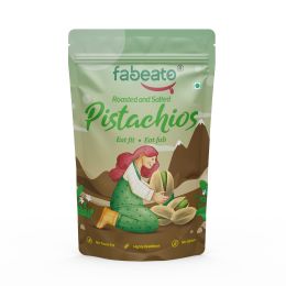 Fabeato: Premium Roasted & Salted Pistachios - 500gm