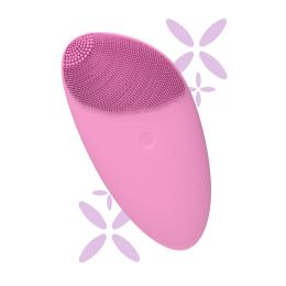 Caresmith: Battery Powered Sonic Massager Brush For Facial Cleansing - Pink Taffy