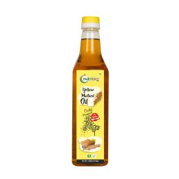 Nutriorg: Certified Organic Yellow Mustard Oil - 1000 ml