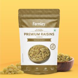 Farmley: Premium Raisin Long Farmley Standee Pouch 500 g