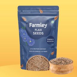 Farmley: Premium Flax Seeds Farmley Standee Pouch 200 g