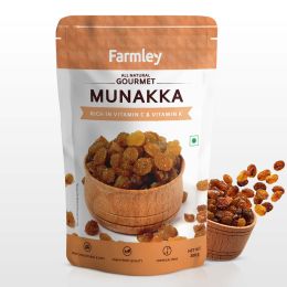 Farmley: Premium Munakka Farmley Standee Pouch 200 g