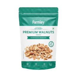 Farmley: Premium Broken Walnut Kernels Farmley Standee Pouch 200 g