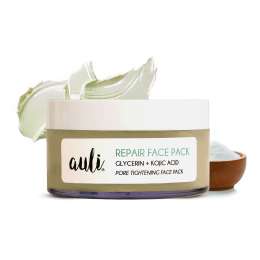 AULI: Repair Face Pack AHA 5% and Green Sea Mud Face Pack - 120gm