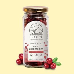 Ecotyl: Natural Dried Cranberries - 150gm