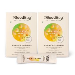The Good Bug: ByeBye Bloat SuperGut Powder- Pack of 2