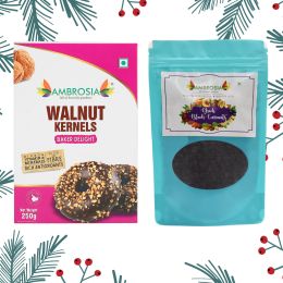Ambrosia: Ambrosia Bakers Delight Combo 500g -Walnut Kernels Light Broken & Blackcurrant