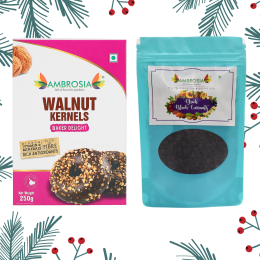 Ambrosia: Ambrosia Bakers Delight Combo 500g -Walnut Kernels Light Broken & Blackcurrant
