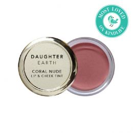 Daughter Earth: Nude Lip & Cheek Tint-Coral Nude - 4.5gm