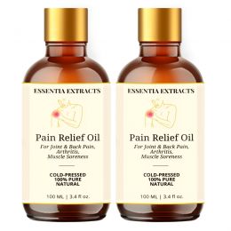 Essentia Extracts: Ayurvedic Pain Relief Oil- For Muscle & Joint Pain -  3*100ml