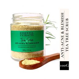 Essentia Extracts: Tea Tree Face & Body Exfoliating Scrub -  100gm