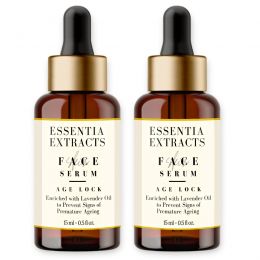 Essentia Extracts: Age-Lock Face Serum- Prevents Premature Ageing -  2*15ml