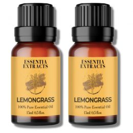 Essentia Extracts: Combo Of 2 Lemongrass Essential Oils 30ml (15ml + 15ml)