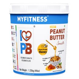 MYFITNESS: Honey Smooth Peanut Butter  - 1250g
