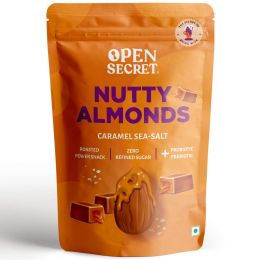 Open Secret: 1 Open Secret Sea Salt Caramel Almonds -135gm