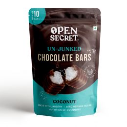 Open Secret: Coconut Chocolate Bars -155gm