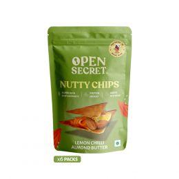 Open Secret: 6 Open Secret Lemon Chili Nutty Chips  -180gm