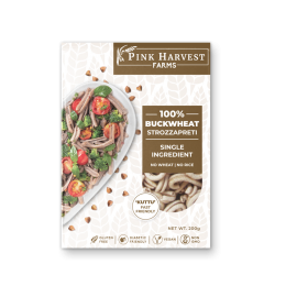 Pink Harvest: 100% Buckwheat Strozzapretti Pasta - 200g