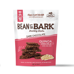 Bean to Chocolatier: Bean To Bark : Quinoa Crackle with Sea Salt - 90g
