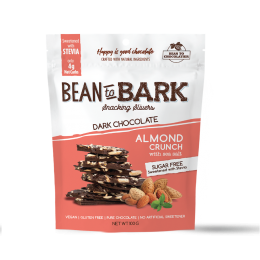 Bean to Chocolatier: Bean To Bark: Sugarfree Almond Crunch with Sea Salt - 100g