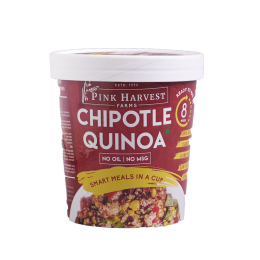 Pink Harvest: Ready to Eat Quinoa Cup - Chipotle - 68g (dehydrated)250g (hydrated)