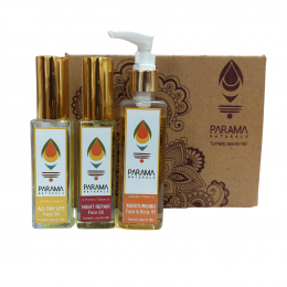 Parama Naturals: Turmeric Face & Body Oils (Haldi Ubtan Collection)