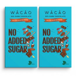 WACAO: Salted Almond Rocks Combo - 80gm