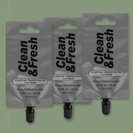 Eunyul: Charcoal Transforming Clay Mask Pouch (15ml) - Pack of 3