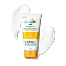 Simple: Protect N Glow Vitamin C Glow Clay Scrub - 150gm
