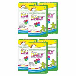 Dr. Morepen: Daily Multivitamin Tablets for Women & Men, Multivitamins & Minerals Supplement - 10 Veg Tablets Pack of 6